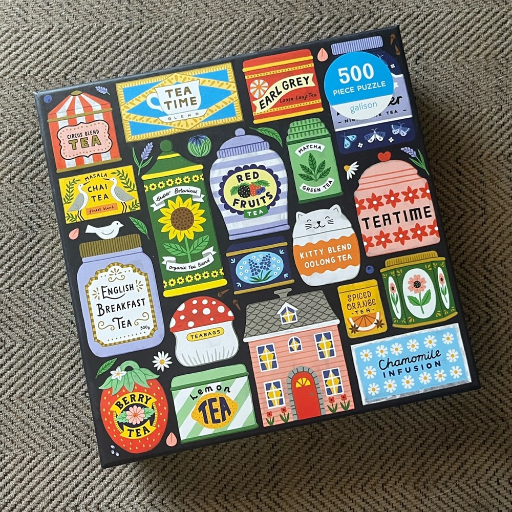 Spot of Tea Galison 500 Piece Puzzle - Picture 4 of 4